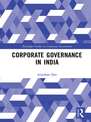 cover image of Corporate Governance in India